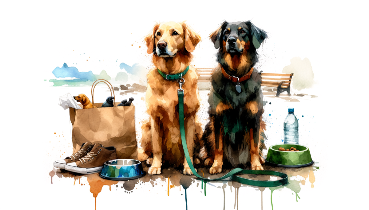 Two dogs — pets are family